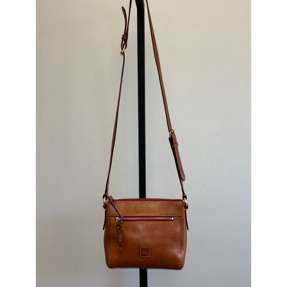 Dooney & Bourke Tan Leather Crossbody Bag - Picture 3 of 16